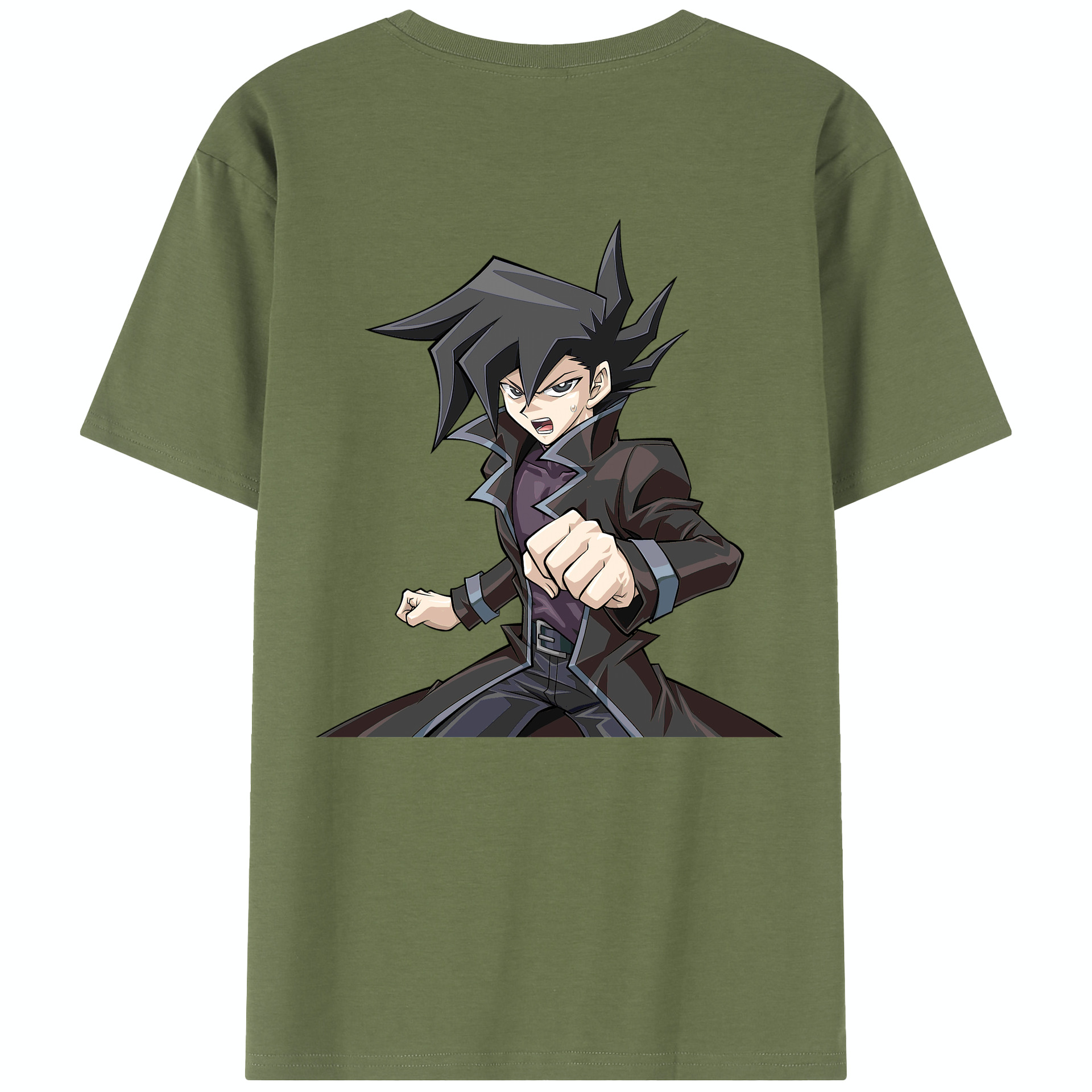 （画像用） 遊☆戯☆王 Yu-Gi-Oh! 綿100％半袖Tシャツ（背面プリント）